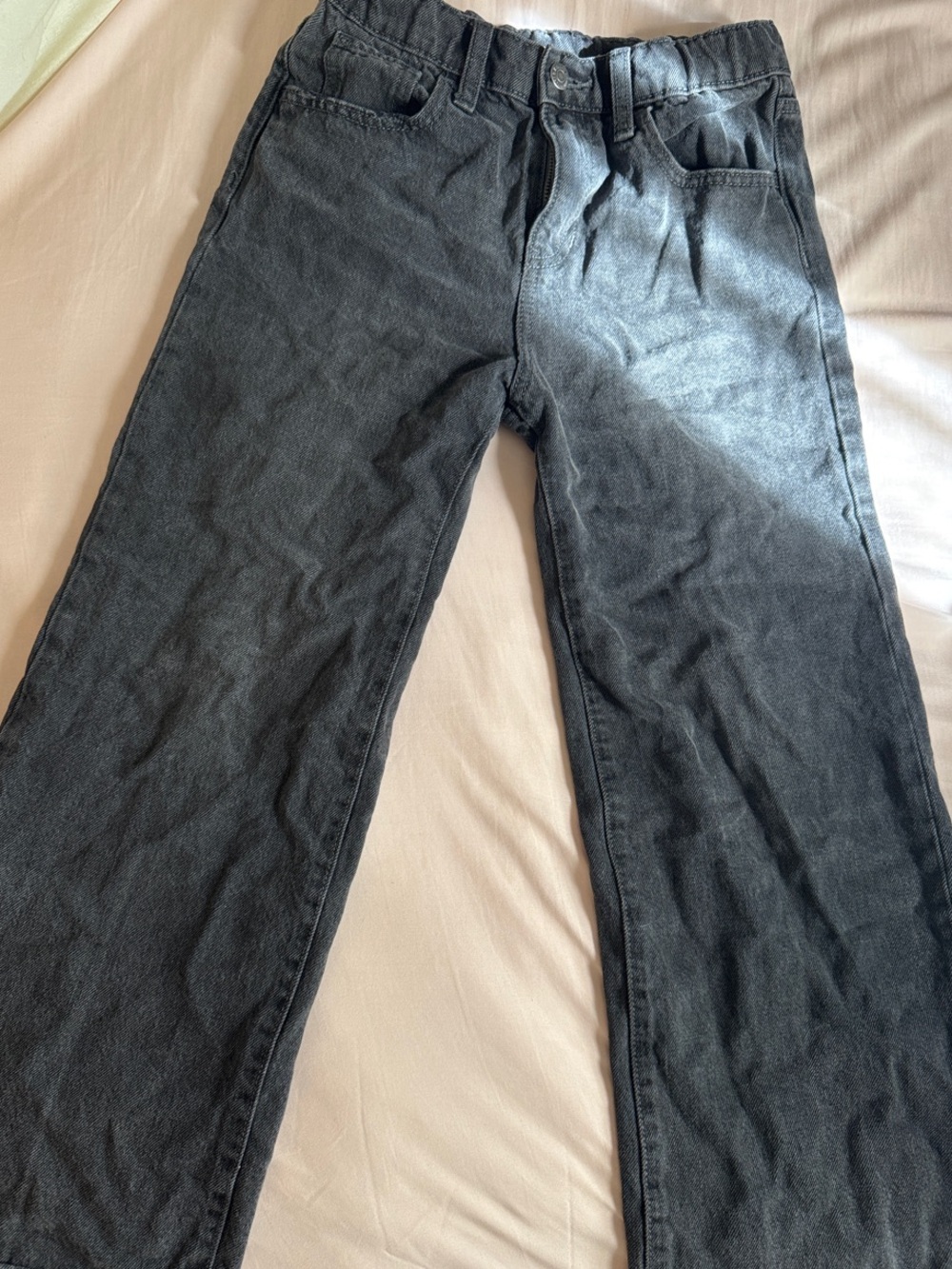Old Navy Girl’s Black Straight-Leg Jeans